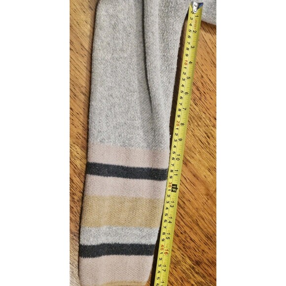 Fortune & Ivy Cardigan Sweater Striped Long Sleeve Open Size L - Picture 8 of 13